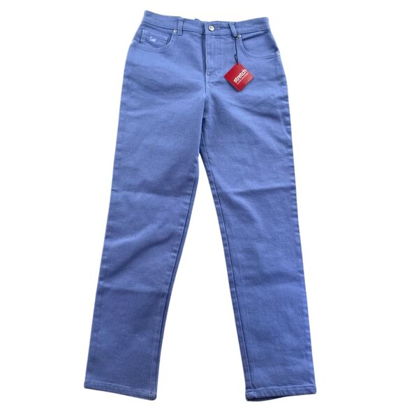 NWT Gloria Vanderbilt Womens Jeans Size 69 Stretch Straight Leg Purple Casual - Picture 1 of 16